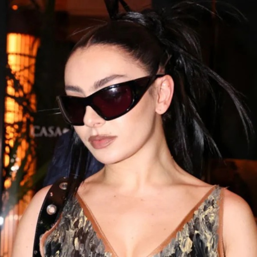 Charli XCX Givenchy Green & Blue Giv Cut Sunglasses